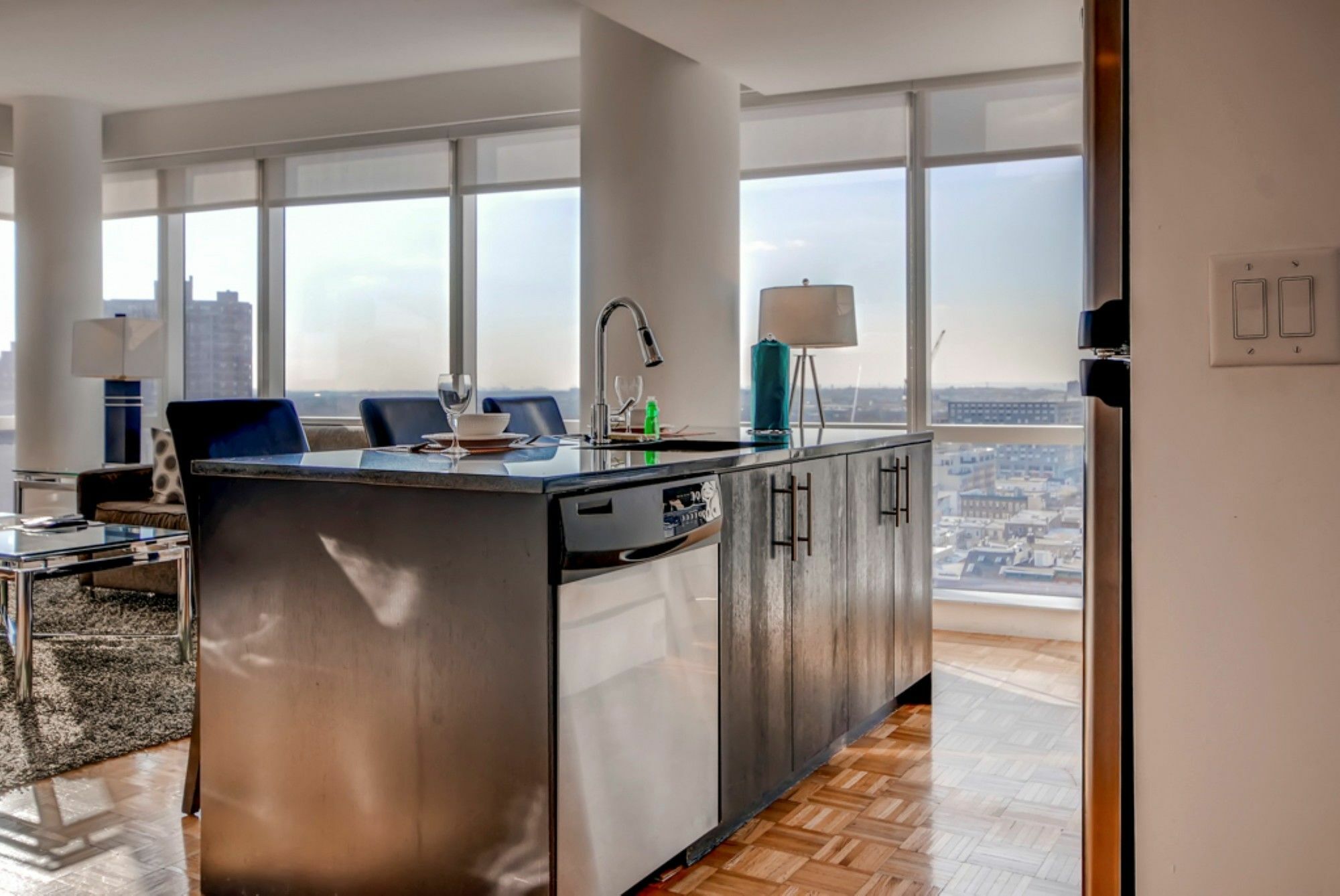 Global Luxury Suites At Greene Jersey City Esterno foto