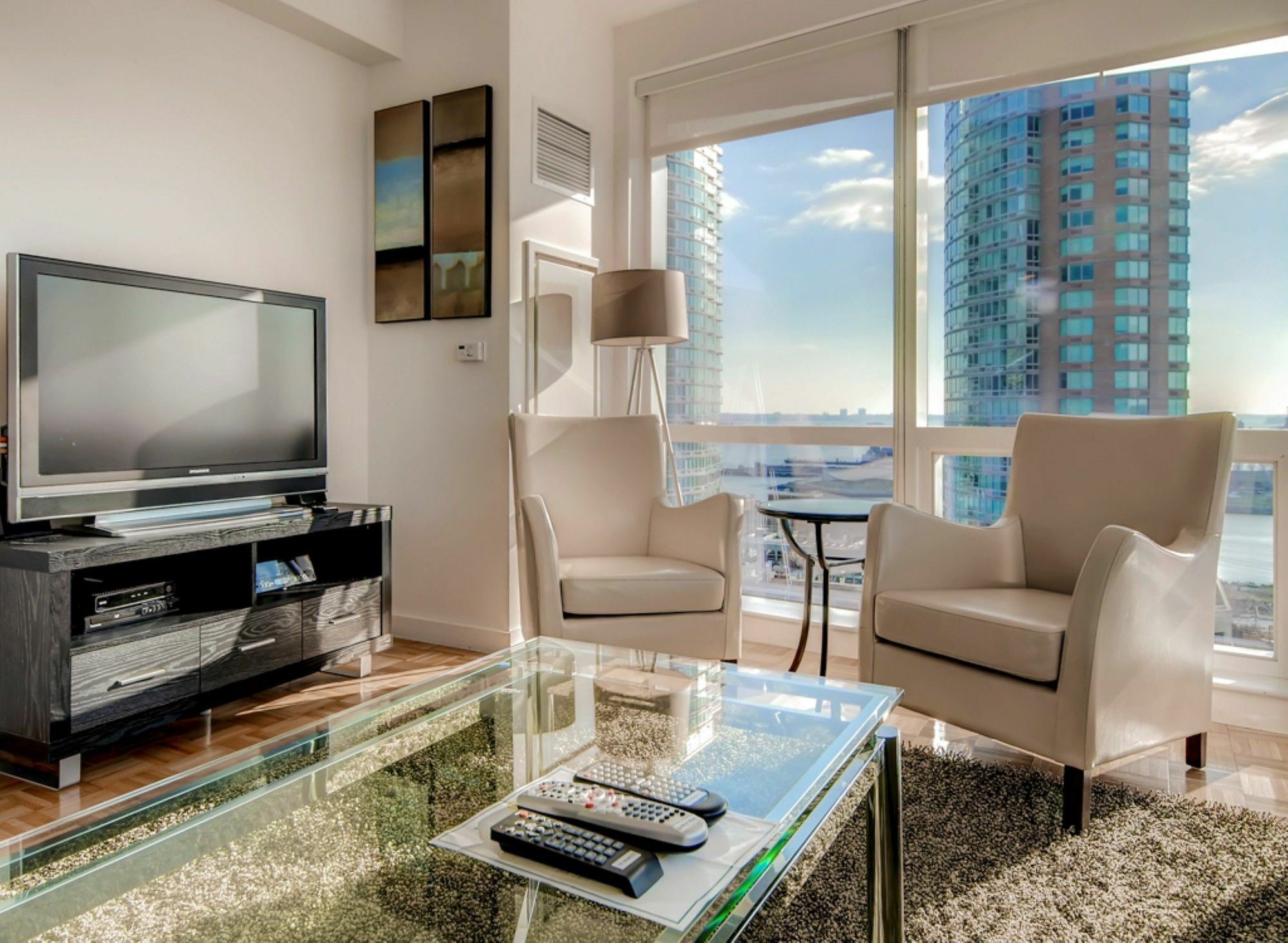 Global Luxury Suites At Greene Jersey City Esterno foto